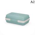 Portable Soap Dishes Bathroom Soap Dish With Lid Home Plastic Soap Box Leak-Proof Keeps Soap Dry Soap Dish Travel Essentials.