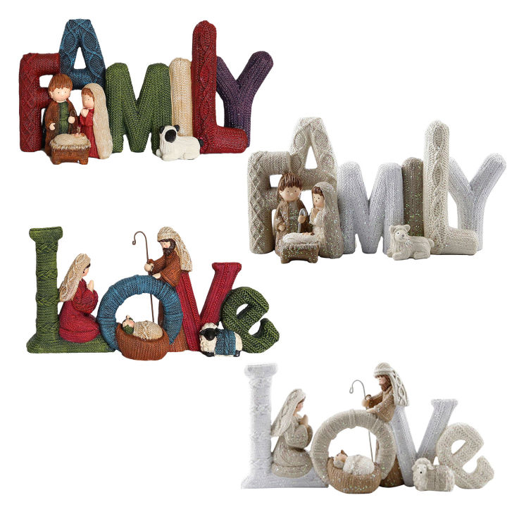 ChristDecoration%20Elegant%20Profile%20Nativity%20Set%20Nativity%20Ornament%20Delightful%20Beautiful%20English%20Letter%20Decoration%20-%20Image%208