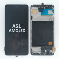 Super AMOELD Display For Samsung Galaxy A51 LCD Display Touch Screen Digitizer Assembly For Samsung A51 SM-A515F LCD Display With Frame.