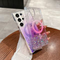 【Bestseller Alert】 Olige Case For Galaxy S22 Plus S22 Ultra S23 Plus S23 Ultra S23 FE S24 Plus S24 Ultra S25 Plus S25 Ultra New 2-in-1 Gradient Glitter Drip Magnetic Phone Case Back Cover.