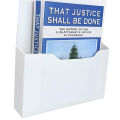 2 Pack Magnetic File Holder - Paper Holder, Pocket Organizer,Hanging Wall File Organizer Office Supplies Storage, Magazine Mail Organizer Case for Notebooks,Planners,Letter. 