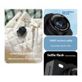 Camera 1080P Micro Camera Keychain Camera Necklace-Style Vlog Camera Pocket Camera Ultra-Compact Digital Camera Black.