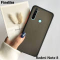 Xiaomi Redmi Note 8 / Redmi Note 8 2021 - Matte Protective Smoke Case Matte Bumper Cover phone case Back cover Phone Cover.