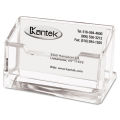 PVC Transparent Business Card Stand.