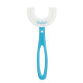 Kids Toothbrush 360° Kids U-Shaped Toothbrush with Handle Silicone Oral Care Cleaning Brush for Toddlers Ages 2-12. 