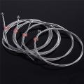 4 Pcs Stainless Steel Bass Strings Bass Guitar Parts Accessories Guitar String Silver Plated Gauge Bass Guitar Music Accessories.