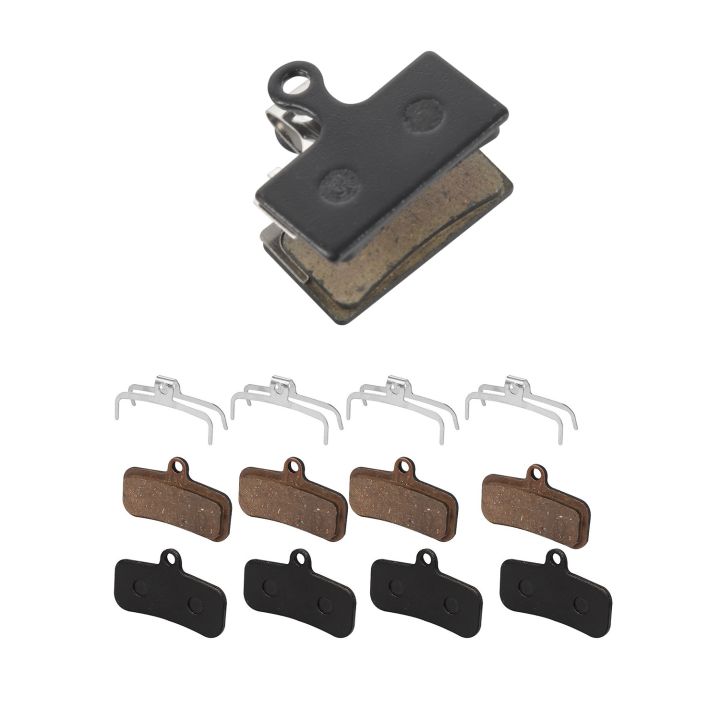 4Pairs Bicycle Resin Disc Brake Pads for Shimano Deore M985 & 4Pairs Bike Disc Brake Pads for Shimano Saint M810