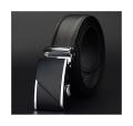 Black Leather Auto Gear Belt for Men - Belt For Men.
