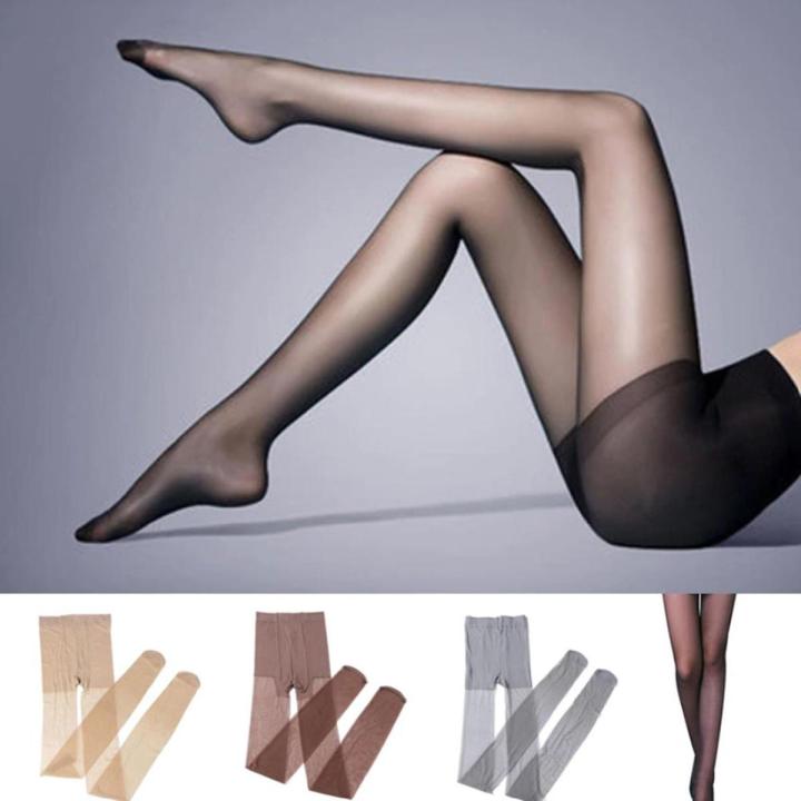 1 Pair Long Stockings Knee High Everyday Elastic Black Socks