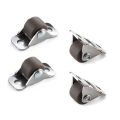 4Pcs 0.5inch Furniture Straight Wheel Directional Casters Drawer Tray Accessories Trash Can Storage Box Laundry Basket Caster.