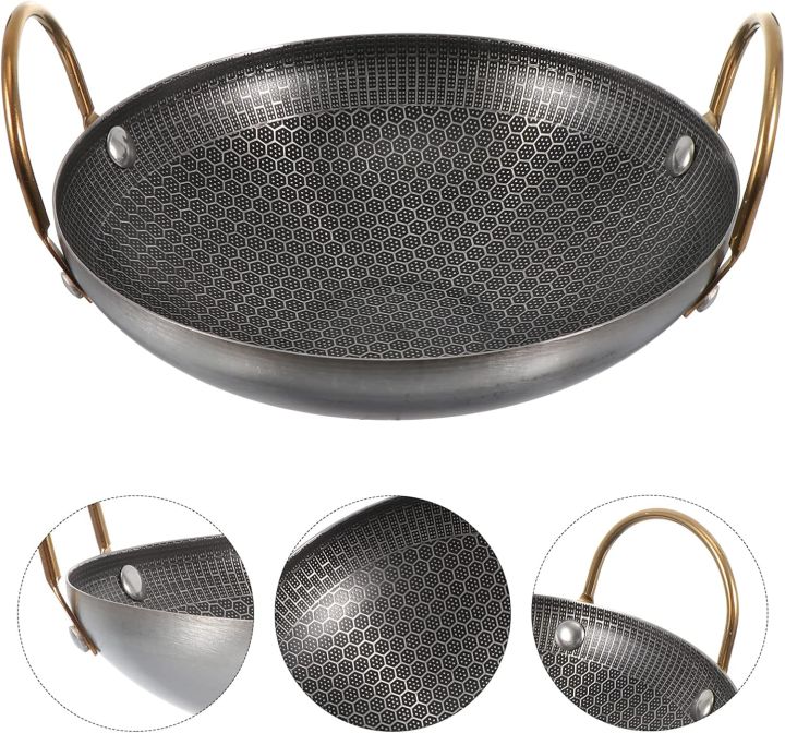 Honeycomb%20Non-Stick%20Stainless%20Steel%20Wok%20Pan%20%7C%20Tri-Ply%20Kadai%20with%20Golden%20Brass%20Handles%20%7C%20Induction%20&%20Gas%20Cooktop%20Compatible%20%7C%20Easy%20Clean%20Fry%20Pan%20-%20Image%202