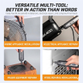 Wire Clamp 4.2V Electric Screwdriver Kit - 22Pcs Magnetic Bits, Built-in LED Flashlight, 10N.m High Torque, Type-C Rechargeable Screw driver. 