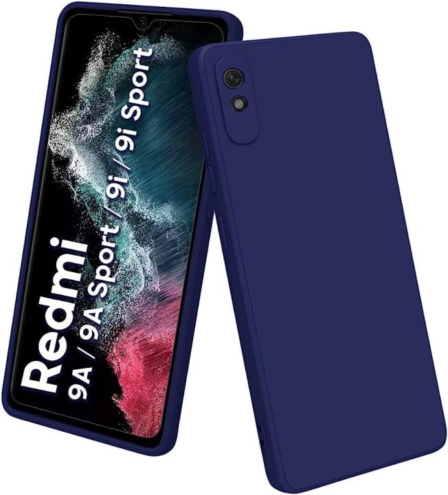 For%20Xiaomi%20Redmi%209A%20Casing%20Official%20Style%20Liquid%20Silicone%20Cover%20Soft%20Case%20-%20Phone%20Back%20Cover%20-%20Image%204