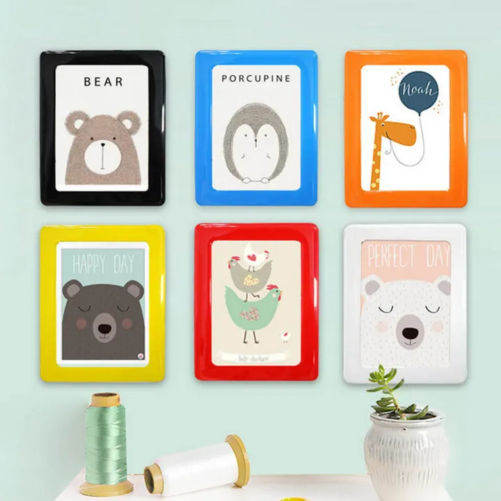 Mini%20Rectangle%20Magnetic%20Fridge%20Refrigerator%20Magnet%20Picture%20Photo%20Frame%20DIY%20Decor%20-%20Image%205