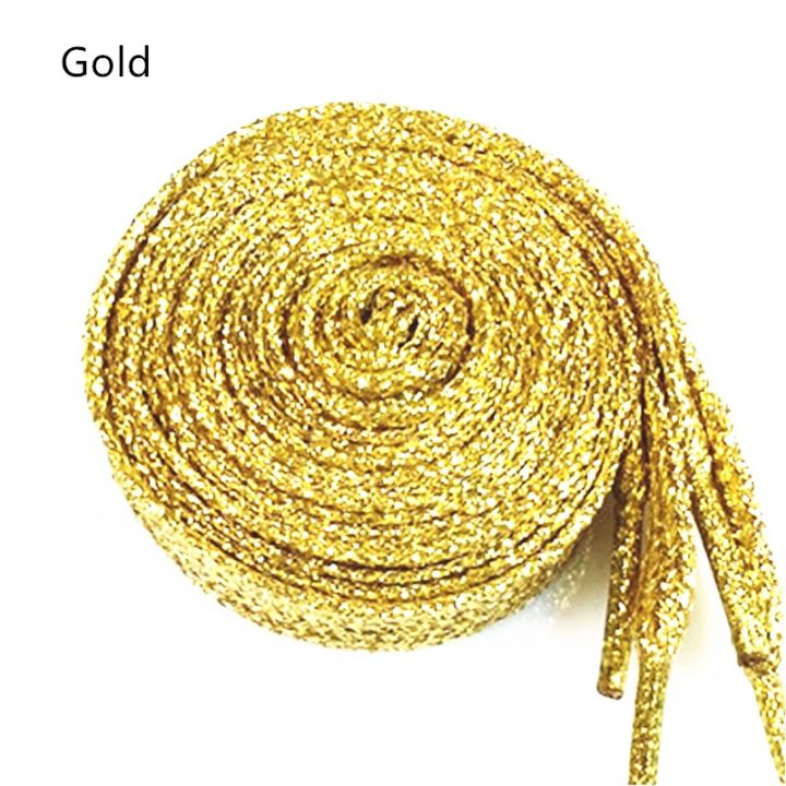 1%20Pair%20Shiny%20Gold%20Silver%20Thread%20Shoelaces%20Glitter%20Flat%20Shoelaces%20Sparkly%20Bootlaces%20Colors%20Shimmering%20110cm%20Shoe%20Laces%20Colored%20-%20Image%203