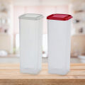Plastic Bread Dispenser with Airtight Lid Fresh Bread Storage Container Loaf Bread Box for Small Specialty Loaves. 