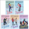 Off-Campus Series (The Deal, The Mistake, The Score, The Goal, The Legacy)  by Elle Kennedy (Premium Quality and Matte Covers). 