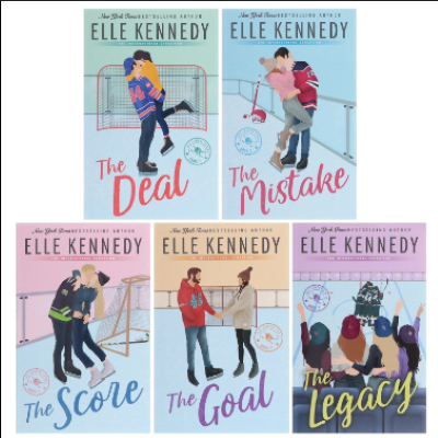 Off-Campus Series (The Deal, The Mistake, The Score, The Goal, The Legacy)  by Elle Kennedy (Premium Quality and Matte Covers)