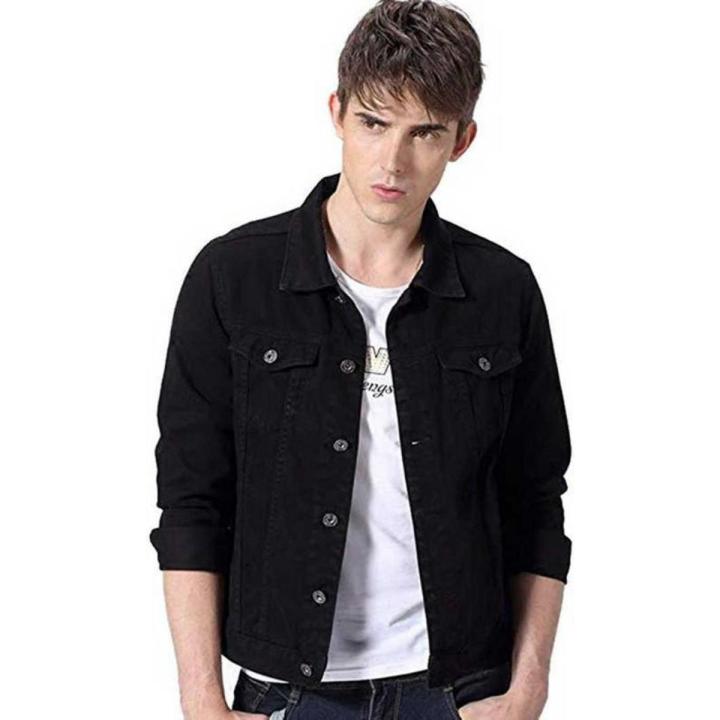 Men's Fashion Winter  Jeans Jacket Tops Plus Size.