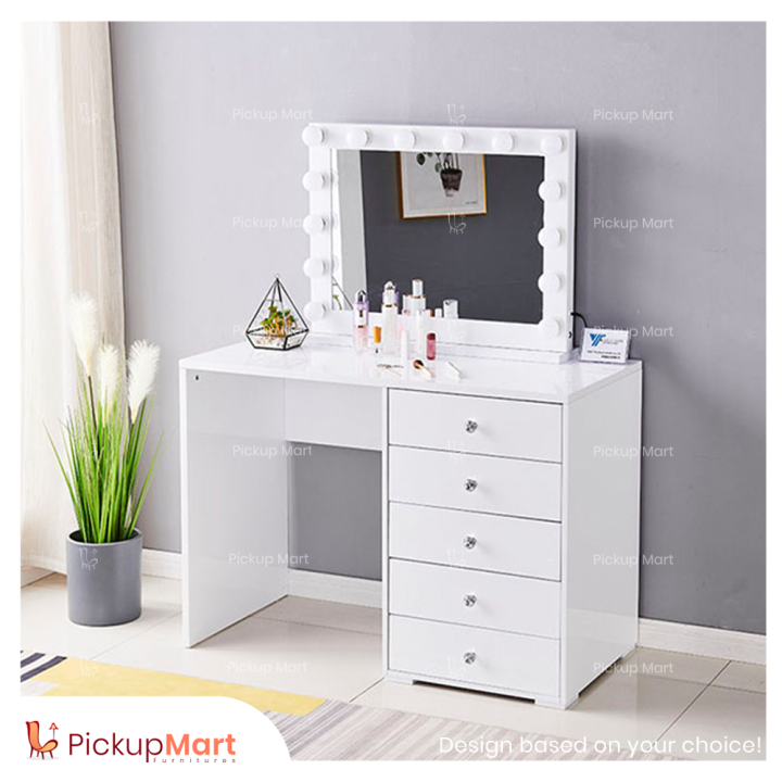 Vanity%20Desk,%20Makeup%20Vanity%20Table%20with%20Mirror%20LED%20Lights,%20Storage,%20Drawers,%20Multifunctional%20White%20Dressing%20Table%20Girl%20Desk%20-%20Image%203