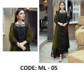 Readymade Gorgeous Heavy Embroidery work Georgette party Suit05.
