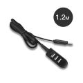 1.2M 3 Port Usb Hub Usb 3 Splitter for Data Charging Usb Charger Hub Laptop Pc Computer Accessories Usb Cable Extend Adapter（30cm black）. 