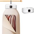 Portable Electric Clothes Dryer for Home, Apartment, RV & Travel  Foldable Mini Wardrobe Dryer  Fast Drying, Low Noise & Energy Efficient for Baby & Light Clothes. 