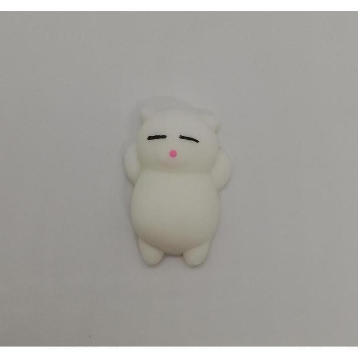 Cat Shape Squishy Toy White Color
