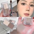 Cool Tone Shading Nose Shadow Palette Double-color Shaping Face Makeup Natural Contour Matte Powder Highlighter Plate.