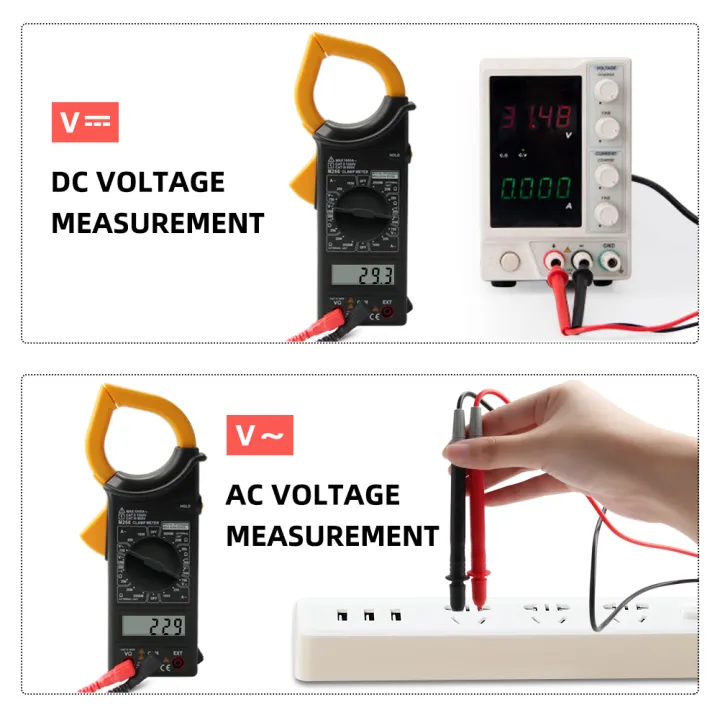 YIERYI%20Digital%20Clamp%20Meter%20Ammeter%20Voltage%20Tester%20Non%20Contact%20Multimeter%20Resistance%20Ohm%20Tool%20-%20Image%203