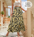 Trendsetter -Upscale Living -Floral Skirt Casual Beach Long Skirt for Woman.- Inventive Choice Qualityful - Easy To care and Longive. 