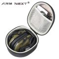 ARM NEXT Shockproof Hard Carrying Case Travel Bag For Walkers Howard Leight Impact Sport Sound Amplification OD Electric Earmuff. 