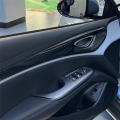 4PCS Inner Door Handle Cover Trim Carbon Fiber Color for. 