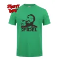 Summer Men T shirt Cuba Become Avana Revolution Fidel Castro T-Shirts Crew Neck Cotton Casual Male Tees Tops. 
