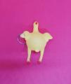 Chicken Squishy with Keyring. 
