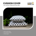 Cushion Cover, Black & White (16"x16") Only Cover. 