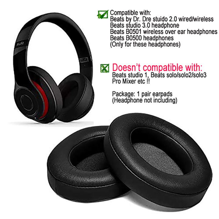 For%20Beats%20Studio%20Replacement%20Earpads%20Cushions%20Professional%20Customized%20Ear%20Pad%20Fits%20Studio%203%20Wired/Wireless%20Studio%202%20Wireless%20-%20Image%202