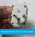 Multi Socket Plug Adapters AC Power Socket AC 250V 10A 2 Pin Power Plug To 3 Way 3 Point Socket Converter With LED Indicator Electrical Travel Adapter Converter. 