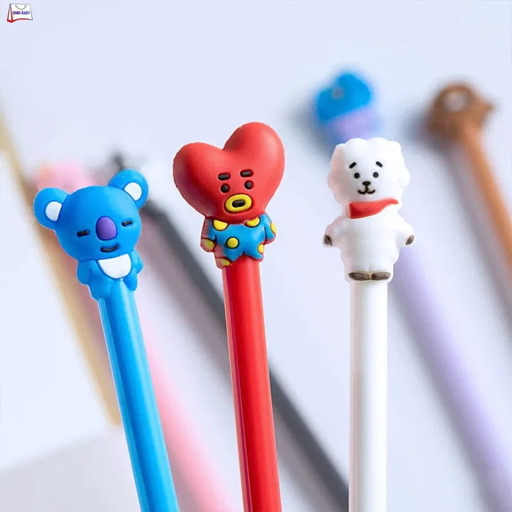 BT21%20Pen%20Cartoon%20BTS%20Cute%20Ballpoint%20Pen%20-%20Full%20Set%208PCS%20-%20Image%202