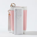 Premium Leather Portable Milk Warmer with 5200mAh Battery - Electric Bottle Insulation Cover. 