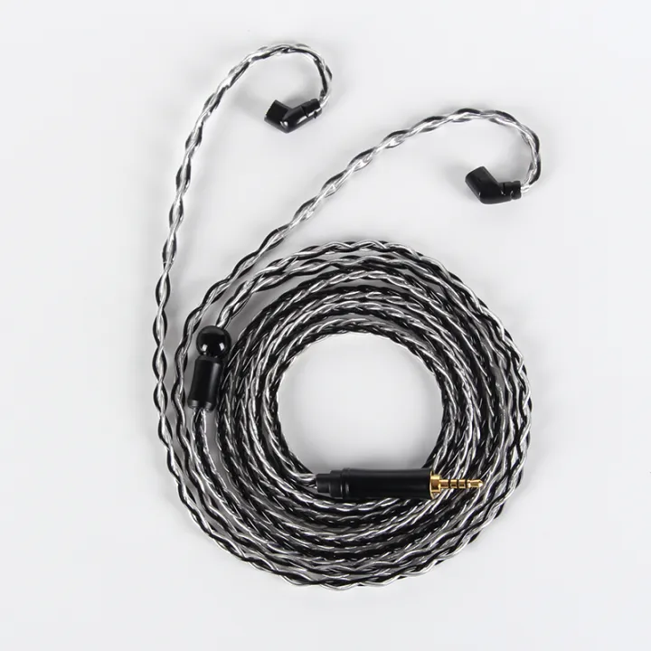 Xinhs%208%20Core%205n%20Single%20Crystal%20Copper%20Silver%20Plated%20Wire%20Headphone%20Upgrade%20Cable%20-%20Image%203