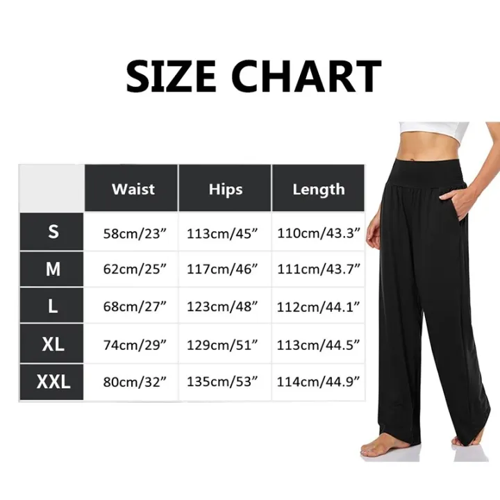 Womens%20Loose%20Yoga%20Pants%20with%20Pockets%20High%20Waist%20Wide%20Leg%20Pants%20Comfy%20Casual%20Lounge%20Sweatpants%20for%20Yoga%20Dance%20Gym%20-%20Image%206
