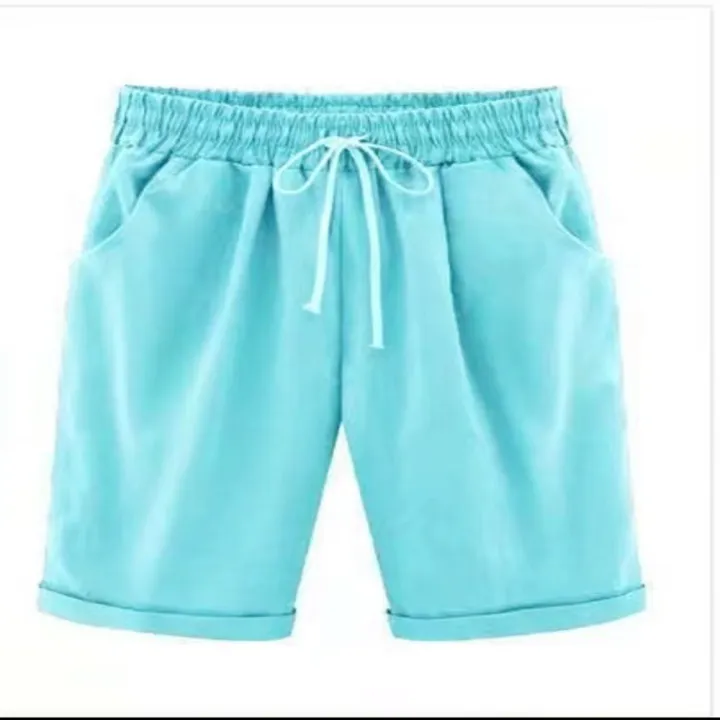 recreational%20Bermuda%20shorts%20Versatile%20Polyester%20fiber%20Casual%20Summer%20women's%20shorts%20loose%20Knee%20length%20shorts%20for%20Summer%20Beach%20Travel%20Outdoor%20Active%20lifestyle%20-%20Image%207