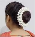 GoDazzl Hair Gajra in Artificial Jasmine Mogra Flower, Garland Juda Decoration Phool Gazra for Women, Juda Bun Realistic Hair Accessory for Girls (Long, Pack of 2).