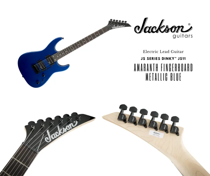 Jackson%20JS%20SERIES%20DINKY%E2%84%A2%20JS11,%20AMARANTH%20FINGERBOARD,%20METALLIC%20BLUE%20Electric%20Lead%20Guitar%20-%20Image%204