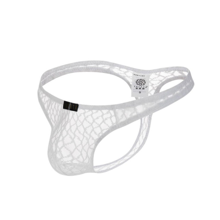 New%20Men%20Low-Waisted%20Sexy%20Transparent%20Lace%20Men's%20Underpants%20T-back%20Underwear%20-%20Image%202