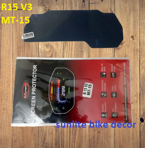 R15 V3. MT-15. Dashboard Meter Screen Protector for Motorcycle. Yamaha ...