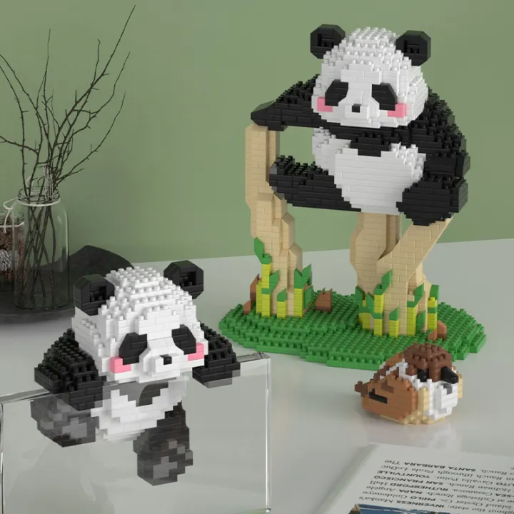 Compatible%20with%20LEGO%20China%20Giant%20Panda%20Building%20Blocks%20Flower%20Flower%20Meng%20Lan%20Puzzle%20Assembly%20Children's%20Day%20Birthday%20Gift%20Toy%20-%20Image%204