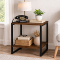 Metal Frame Side Table 2ft by 2ft.