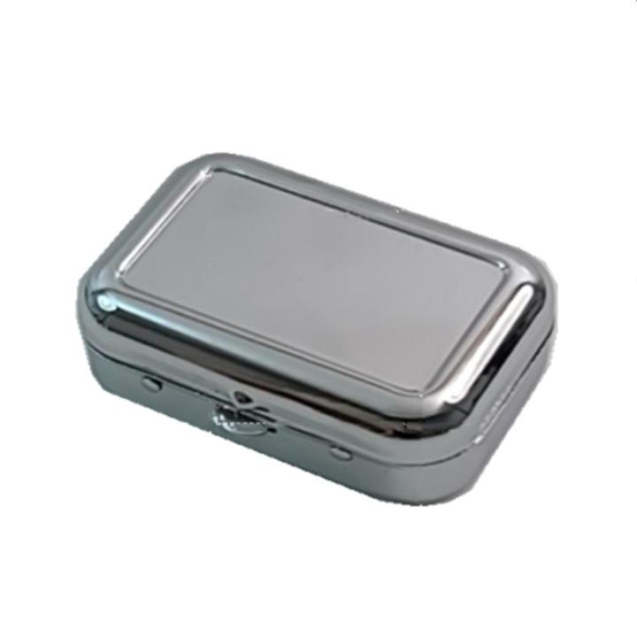 rtable Square Ashtray Outdoor Travel Mini Ash tray With Lids Stainless Steel Sealed Outdoor Ashtray cket Ashtray Travel Tray